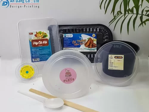 Các mẫu tem dán bao bì ấn tượng