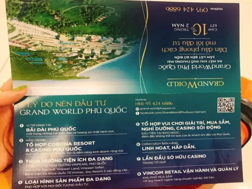 In tờ rơi bất động sản