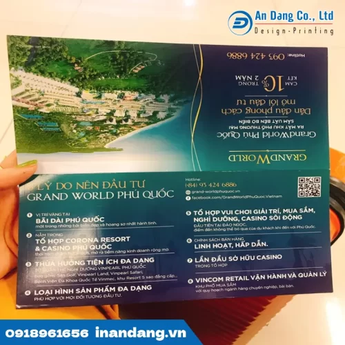 In tờ rơi bất động sản