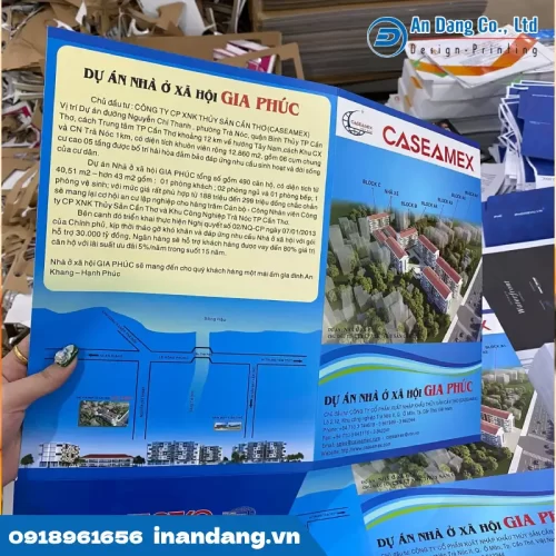 Mẫu tờ rơi căn hộ sang trọng