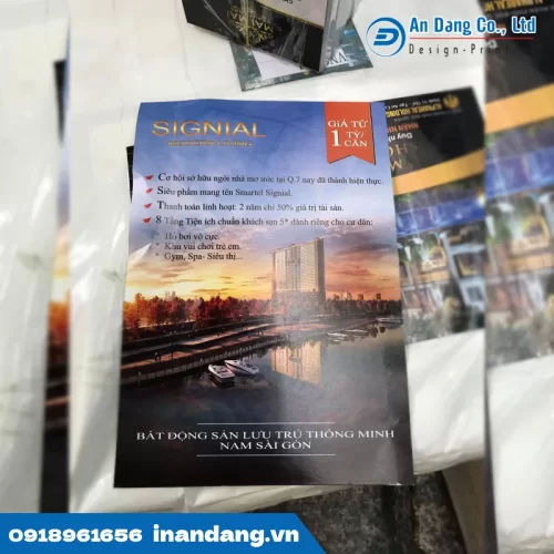 Mẫu tờ rơi chung cư cao cấp