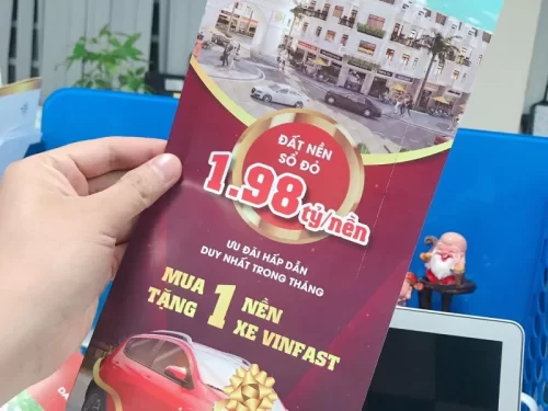 Kích thước in tờ rơi bất động sản (DL)