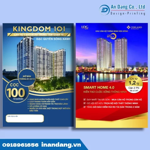 Thiết kế tờ rơi bất động sản thu hút, chuyên nghiệp