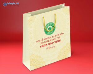 Mẫu in túi giấy cho nhà chùa