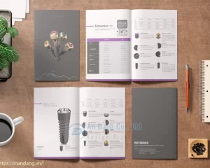Catalogue sản phẩm cho công ty thiết bị nha khoa Việt Quang