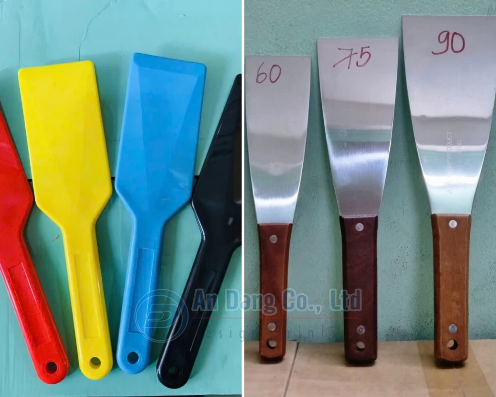 Phụ kiện dao mực nhựa và dao mực Inox