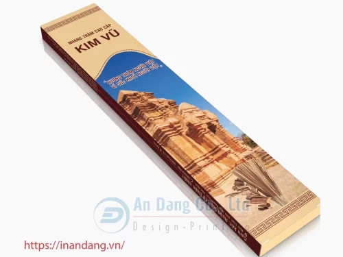 Mẫu hộp 2 nắp gài đựng nhang trầm