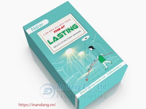 Mẫu hộp 2 nắp gài đựng thiết bị đèn cảm ứng