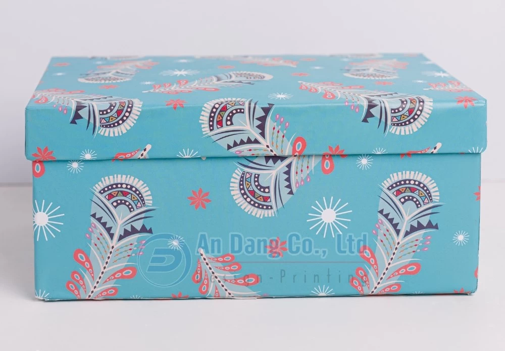 Mẫu hộp âm dương có họa tiết