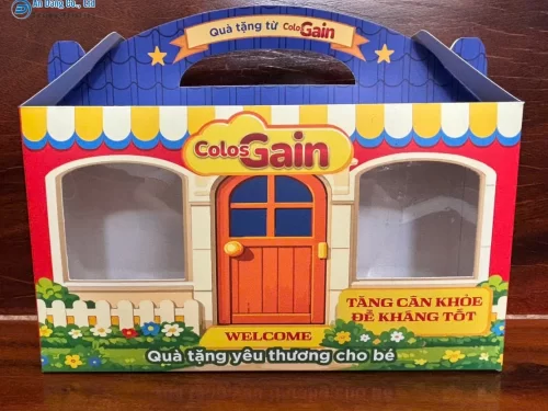 Mẫu hộp nắp gài đáy móc cho hãng ColosGain