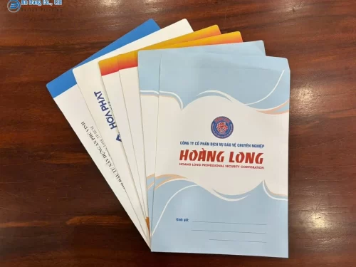 Bao thư A4 cho công ty Hoàng Long
