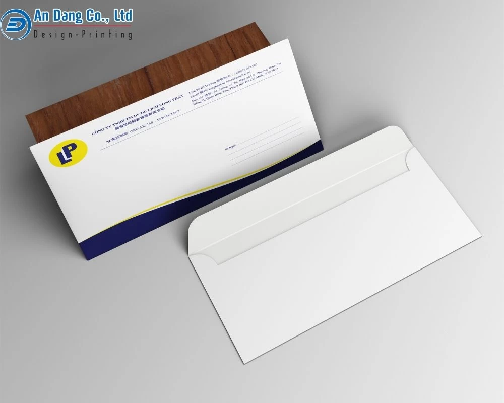 Kích thước bao thư A5 cơ bản là 23cm x 16cm