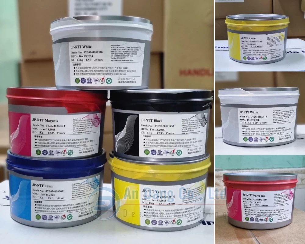 Các loại hộp mực in tự khô JP
