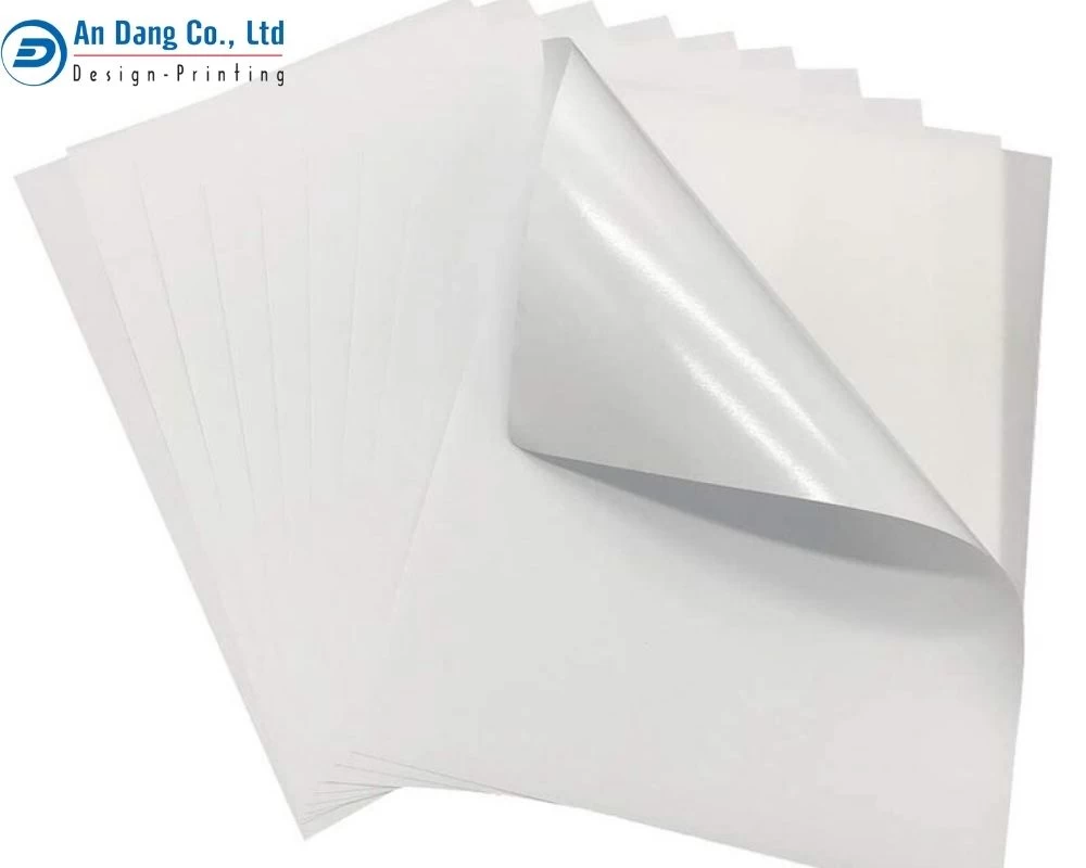 Giấy decal A4 màu trắng