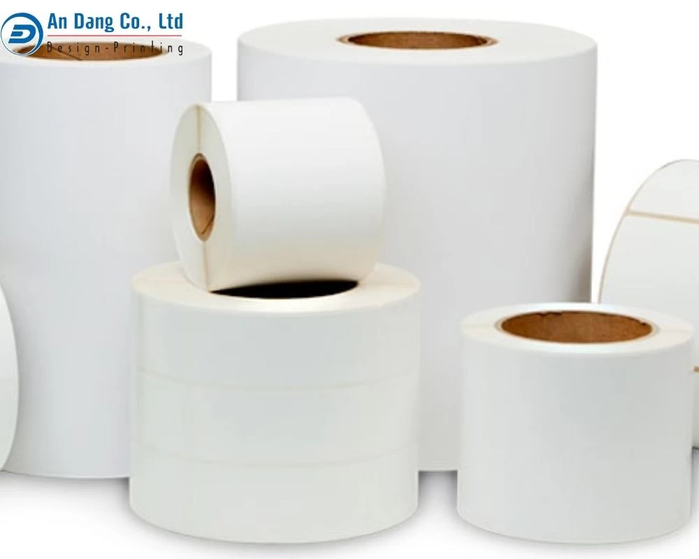 Các cuộn giấy decal