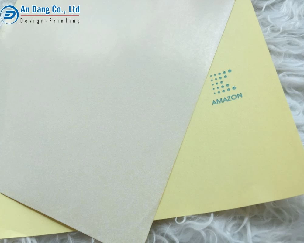 Giấy decal Amazon in ấn tem nhãn