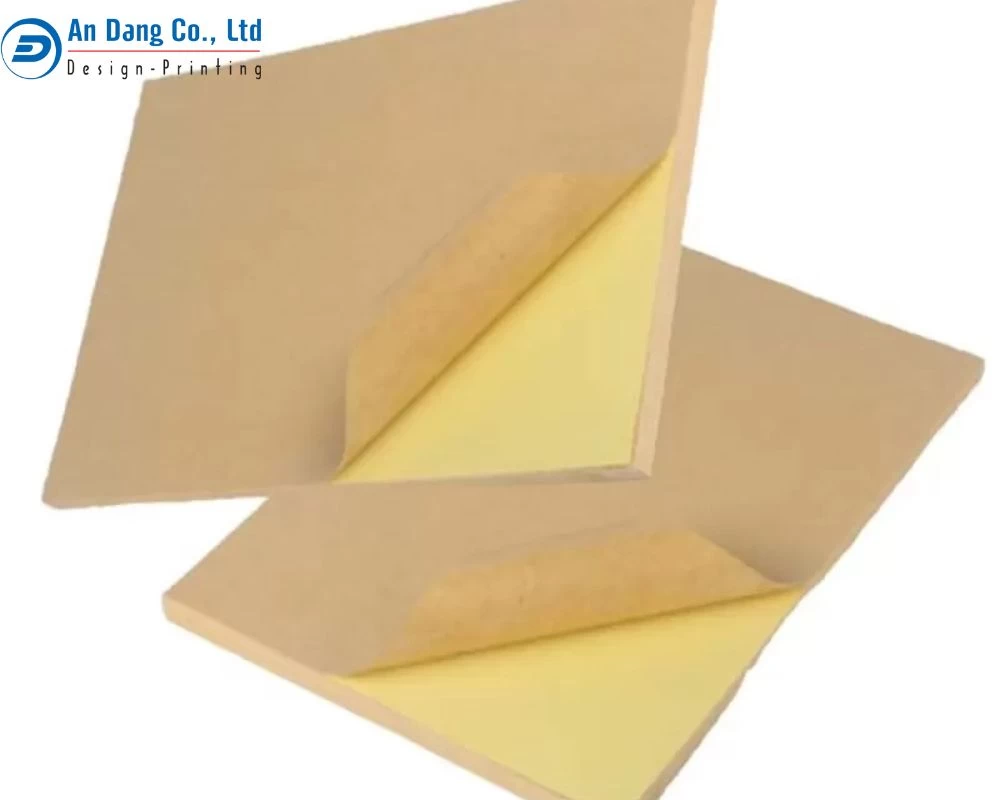 Loại giấy in tem nhãn giấy Kraft