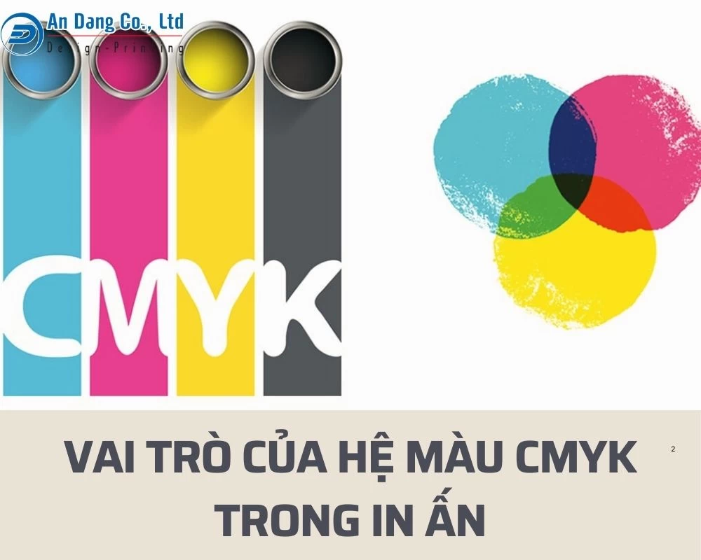 Vai trò cơ bản của hệ màu CMYK trong in ấn