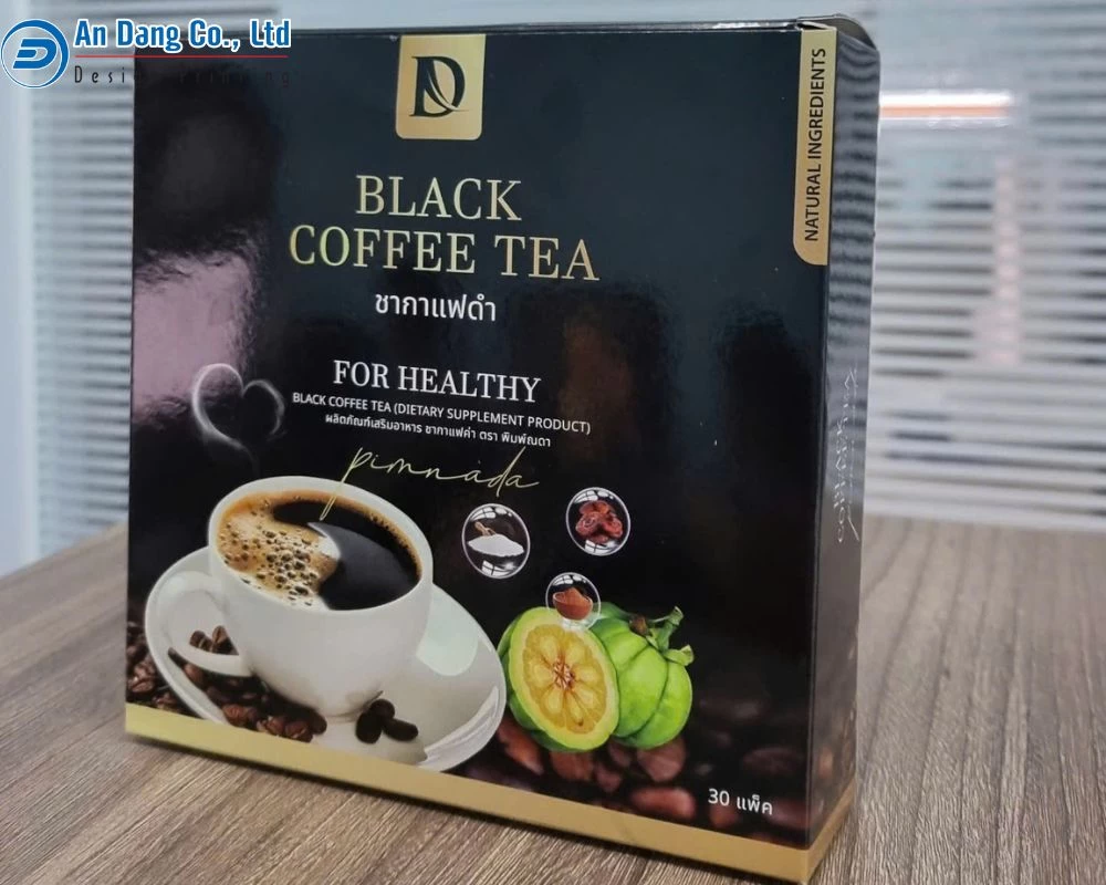 Mẫu hộp giấy màu đen cao cấp đựng thực phẩm tốt cho sức khỏe