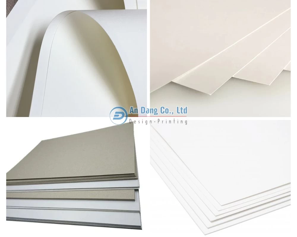 Một vài chất liệu giấy in các mẫu hộp giấy cao cấp đẹp