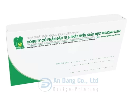 Mẫu bao thư công ty A6 cho công ty Phương Nam