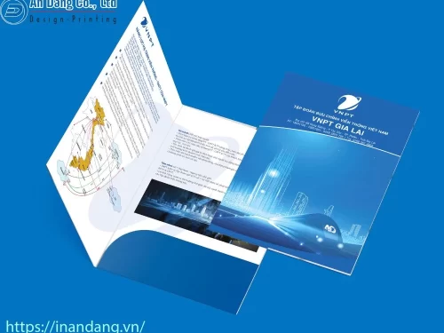 Loại folder bìa kẹp hồ sơ gấp 2