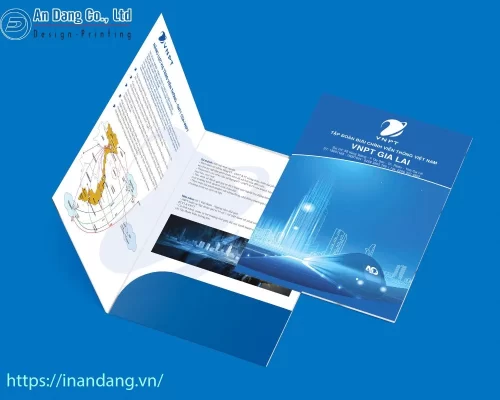 Loại folder bìa kẹp hồ sơ gấp 2