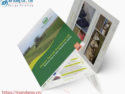 Mẫu bìa kẹp hồ sơ của đơn vị cung cấp thực phẩm trong lĩnh vực chăn nuôi