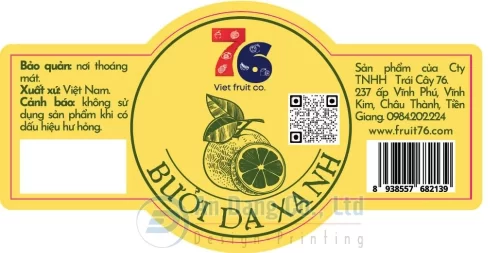 Nhãn dán có cung cấp đầy đủ thông tin sản phẩm