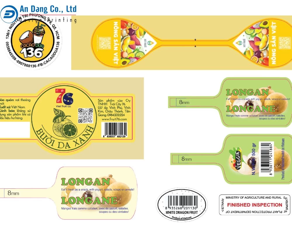 Các loại tem nhãn trên thị trương chính là ấn phẩm bắt buộc phải có để giúp người tiêu dùng biết rõ thông tin về sản phẩm
