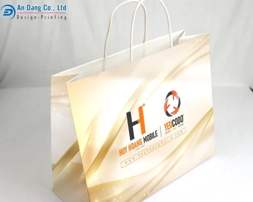 Mẫu túi giấy cao cấp của đơn vị cung cấp các thiết bị điện tử với thiết kế vô cùng bắt mắt
