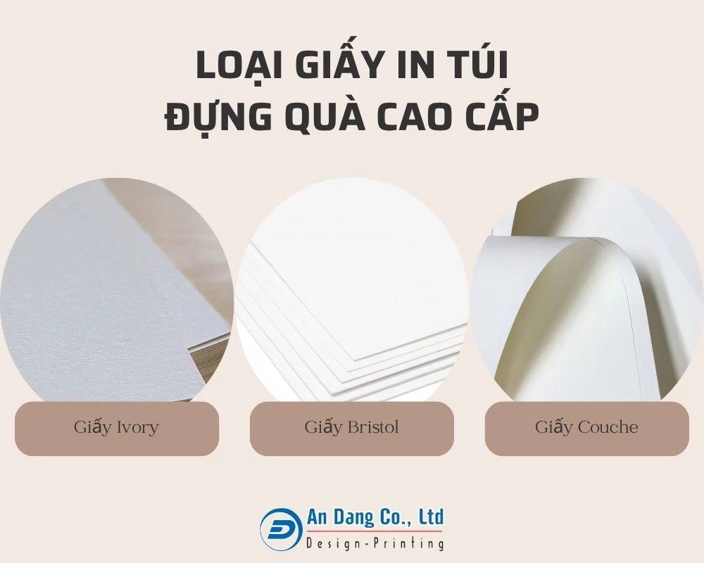 Các loại giấy in túi đựng quà cao cấp
