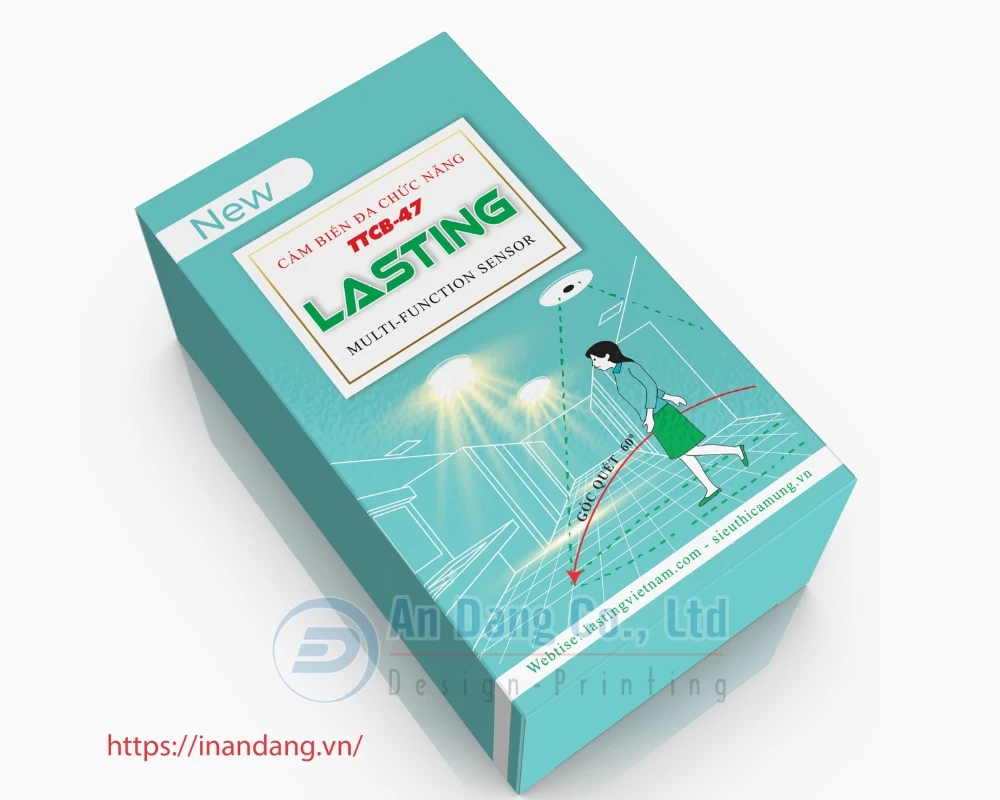 Mẫu hộp giấy đựng thiết bị cảm biến đa chức năng