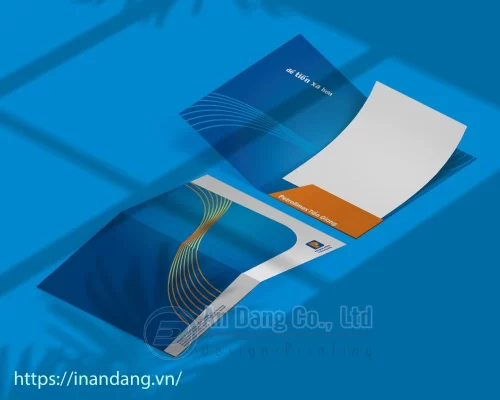 Mẫu in bìa folder cho đơn vị Petrolimex Tiền Giang