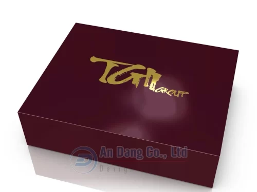 Mẫu hộp giấy thương hiệu cho công ty TGN Group