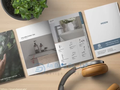 Mẫu catalogue nội thất thiết bị vệ sinh cao cấp do In An Đăng thiết kế
