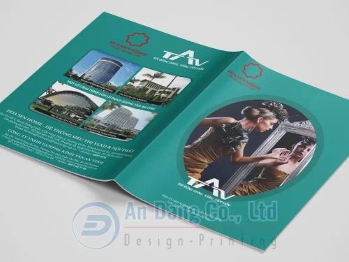 Trang bìa mẫu catalogue nội thất gương do In An Đăng thiết kế