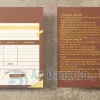 Mẫu giấy đảm bảo vàng do Xưởng In An Đăng thiết kế cho hiệu vàng Thịnh Hoài Kim