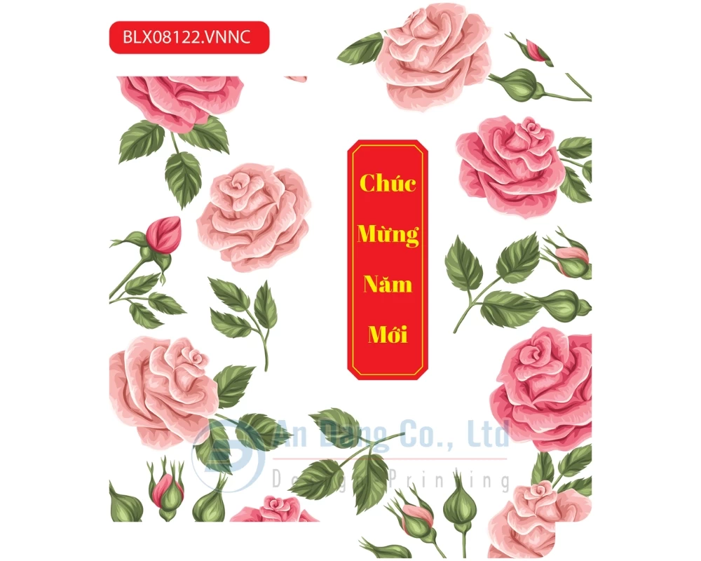 Mẫu bao lì xì cute in hình hoa lá đẹp mắt