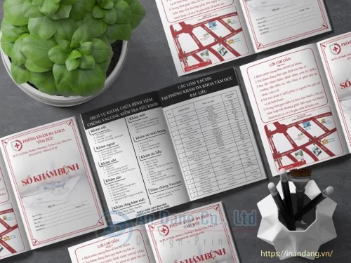 Mẫu catalogue đẹp giới thiệu các dịch vụ khám, chữa bệnh cho phòng khám đa khoa Tâm Đức