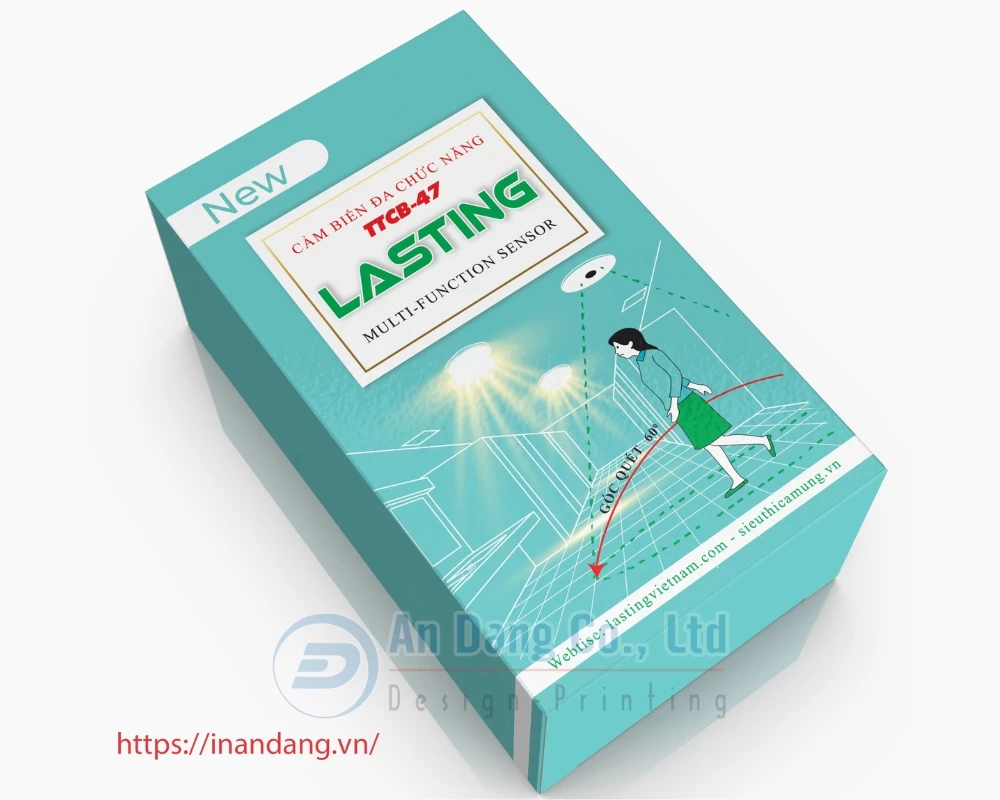 Mẫu hộp giấy đẹp đựng thiết bị cảm biến đa chức năng
