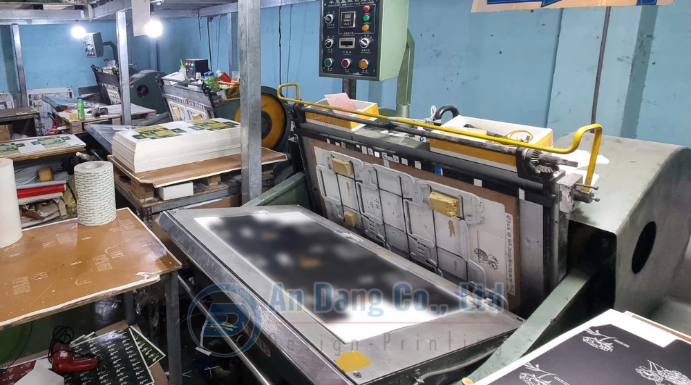 Một số máy móc in ấn tại xưởng in phong bì An Đăng