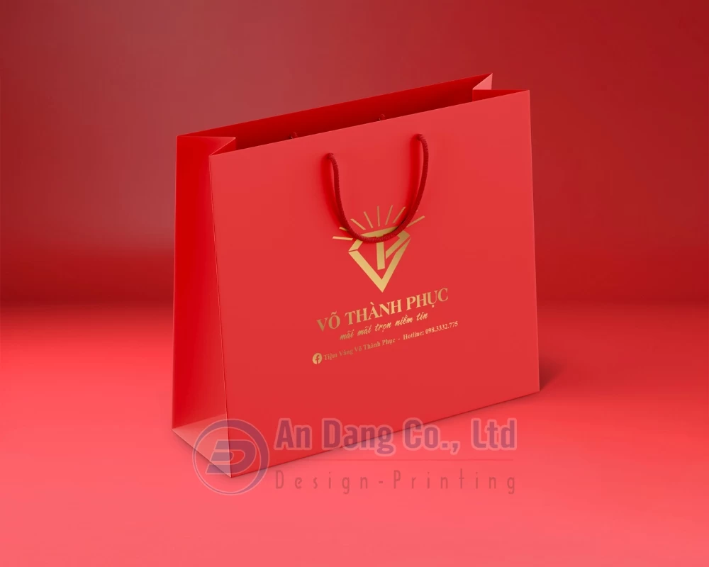 Mẫu túi giấy ép kim