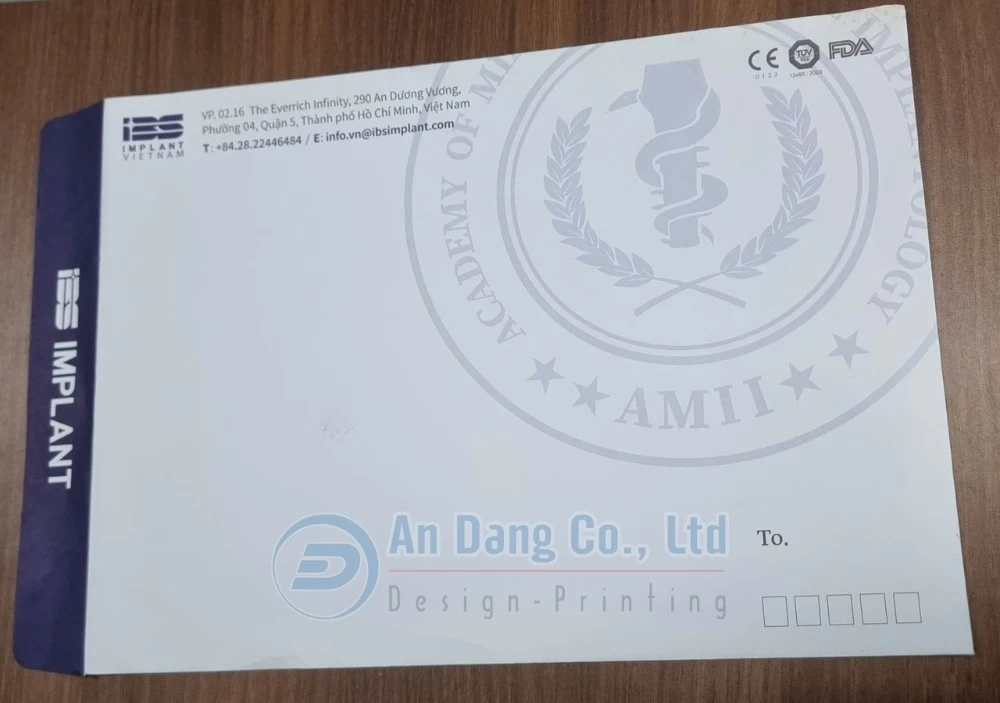 Bao thư làm từ giấy Fort