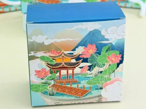 Mẫu hộp giấy đựng bánh trung thu mang phong cách truyền thống do In An Đăng thiết kế