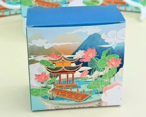 Mẫu hộp giấy đựng bánh trung thu mang phong cách truyền thống do In An Đăng thiết kế