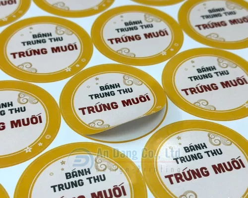 Mẫu tem bánh trung thu do In An Đăng thiết kế