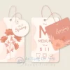 Mẫu thẻ treo cho mặt hàng thời trang