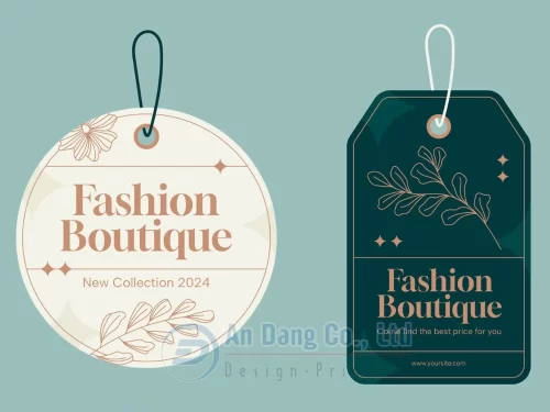 Các mẫu in thẻ tag, thẻ treo cho ngành thời trang