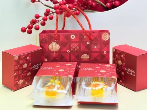 Túi giấy đựng bánh trung thu giúp tăng giá trị sản phẩm